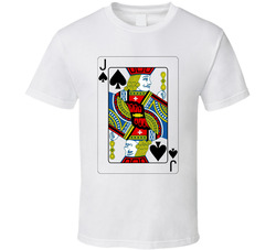 Jack Of Spades Playing Card Group Halloween Costume T Shirt