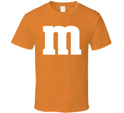 M & M's Orange Group Halloween Costume Funny T Shirt
