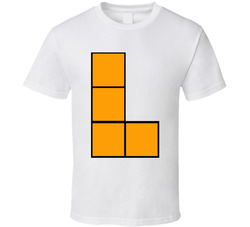 Tetris Blocks L Shape Group Halloween Costume T Shirt