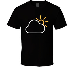 Partly Cloudy Weather Forecast Group Halloween Costume Funny T Shirt