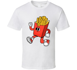 French Fries Fast Food Character Group Halloween Costume T Shirt