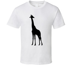 Giraffe Silhouette Animal Kingdom Group Halloween Costume T Shirt