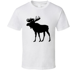 Moose Silhouette Animal Kingdom Group Halloween Costume T Shirt