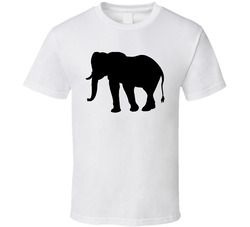 Elephant Silhouette Animal Kingdom Group Halloween Costume T Shirt
