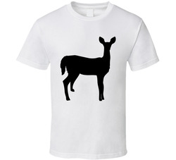 Deer Silhouette Animal Kingdom Group Halloween Costume T Shirt