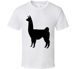 Alpaca Silhouette Animal Kingdom Group Halloween Costume T Shirt