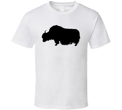 Yak Silhouette Animal Kingdom Group Halloween Costume T Shirt