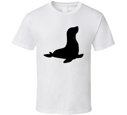 Seal Silhouette Animal Kingdom Group Halloween Costume T Shirt