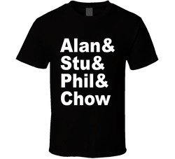 Alan & Stu & Phil & Chow The Hangover Movie Fan T Shirt