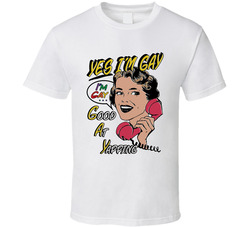 Yes I'm Gay Good At Yapping Retro T Shirt
