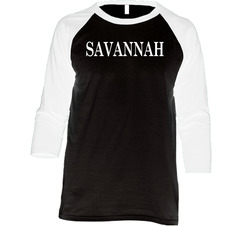 Savannah Soap Opera Tv Series Fan Raglan Raglan 3/4 Sleeve