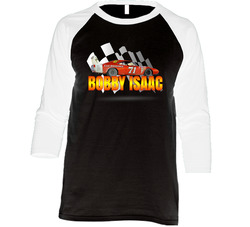 Bobby Isaac Champion Race Car Driver Fan Raglan Raglan 3/4 Sleeve