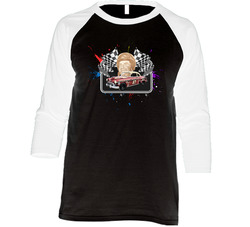 Buck Baker 2x Champion Race Car Driver Fan Raglan Raglan 3/4 Sleeve