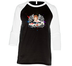 Lee Petty 3x Champion Race Car Driver Fan Raglan Raglan 3/4 Sleeve