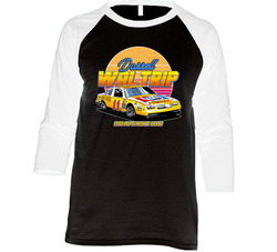 Darrell Waltrip 3x Champion Race Car Driver Fan Raglan Raglan 3/4 Slee