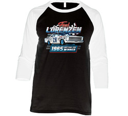 Fred Lorenzen Champion Race Car Driver Fan Raglan Raglan 3/4 Sleeve
