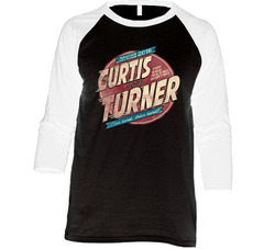 Curtis Turner Pops Champion Race Car Driver Fan Raglan Raglan 3/4 Slee