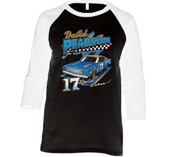 David Pearson The Silver Fox 3x Champion Race Car Driver Fan Raglan Ra