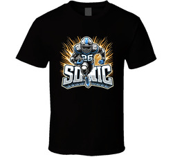 Jahmyr Gibbs Sonic Football Sports Fan T Shirt
