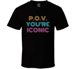 P.o.v. You're Iconic Cool Viral Gen Z Saying T Shirt