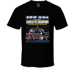 Canelo Alvarez Vs Terence Crawford Boxing Match Fan T Shirt