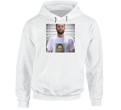 Scottie Scheffler Wearing Tiger Woods Mugshot Hoodie