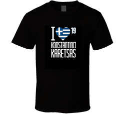 Konstantinos Karetsas Greece Soccer T Shirt