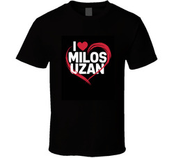 I Love Milos Uzan T Shirt