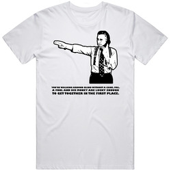 Wall Street Gordon Gekko Fool Quote Merch Classic Cotton T Shirt