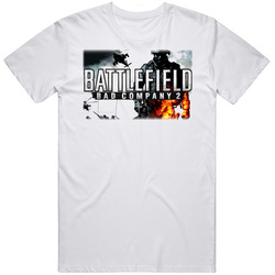 Battlefield Bad Company 2 Video Game Merch Classic Cotton T Shirt