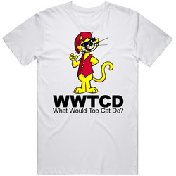 Top Cat Cartoon What Would Top Cat Do Merch Classic Cotton T Shirt