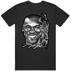 Michael Jordan Retro Chicago Basketball Merch Classic Cotton T Shirt