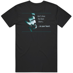 Dont Close The Blast Doors Funny Star Wars Joke Merch Classic Cotton T Shirt