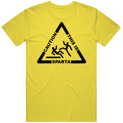 Caution This Is Sparta Merch Classic Cotton T Shirt