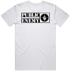 Public Enemy Vintage Hip Hop Cool Rap Logo Merch Classic Cotton T Shirt