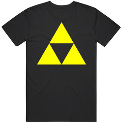 The Legend Of Zelda Triforce Video Game Merch Classic Cotton T Shirt