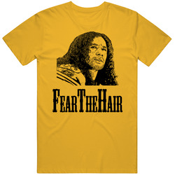Troy Polamalu Fear The Hair Merch Classic Cotton T Shirt