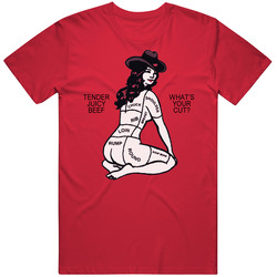 Woman Beef Funny Merch Classic Cotton T Shirt