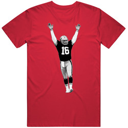 Joe Montana Cool Retro Football San Fran Merch Classic Cotton T Shirt