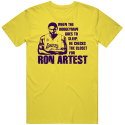 Ron Artest Basketball Lakers Cool La Fighter Tough Merch Classic Cotton T Shirt