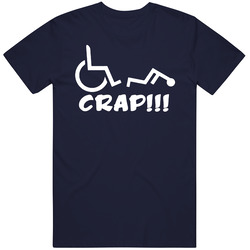 Disabled Crap Funny Merch Classic Cotton T Shirt