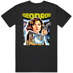 Videodrome Horror Sci Fi Retro Movie Merch Classic Cotton T Shirt
