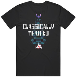Classically Trained Retro Game 80s Merch Classic Cotton T Shirt