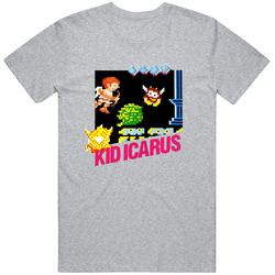 Kid Icarus Nes Box Art Merch Classic Cotton T Shirt Kid Icarus Nes Box Art Merch Classic Cotton T Shirt