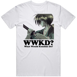 Rurouni Kenshi Reminiscene Anime Merch Classic Cotton T Shirt