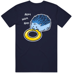 Sonic Gold Ring Parody Video Game Merch Classic Cotton T Shirt