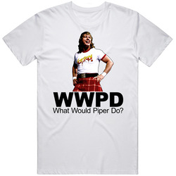 Rowdy Piper Wwjd Merch Classic Cotton T Shirt