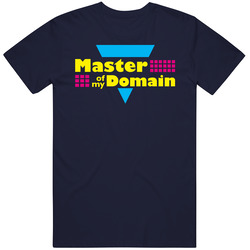 Master Of My Domain Funny Seinfeld Joke Retro Merch Classic Cotton T Shirt