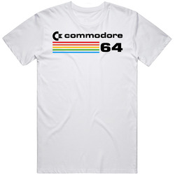 Commodore 64 Computer Geek Retro Cool Merch Classic Cotton T Shirt