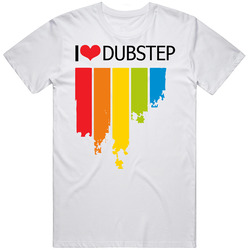 I Love Dubstep Music Merch Classic Cotton T Shirt